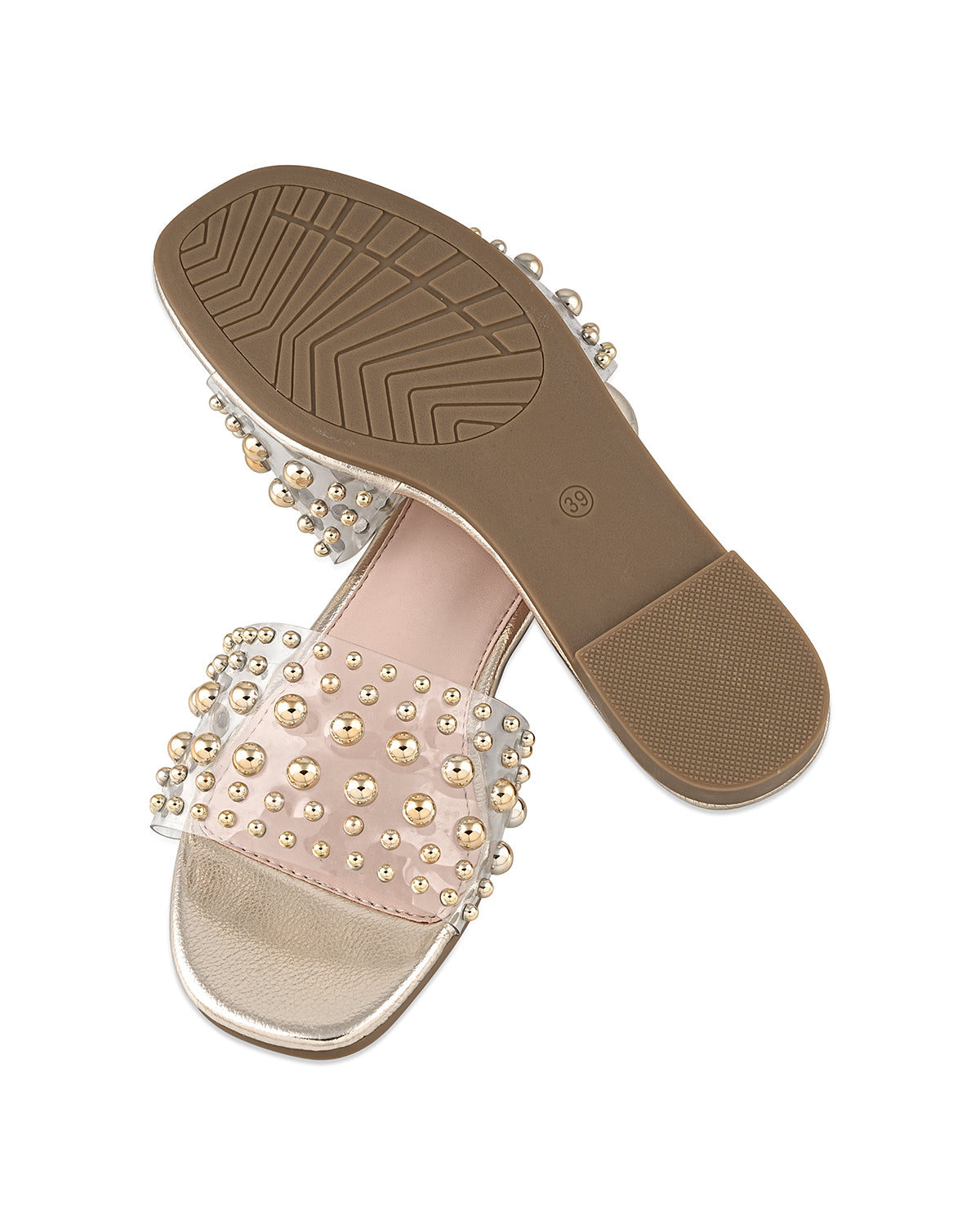 Starlet Gold Studded Flats