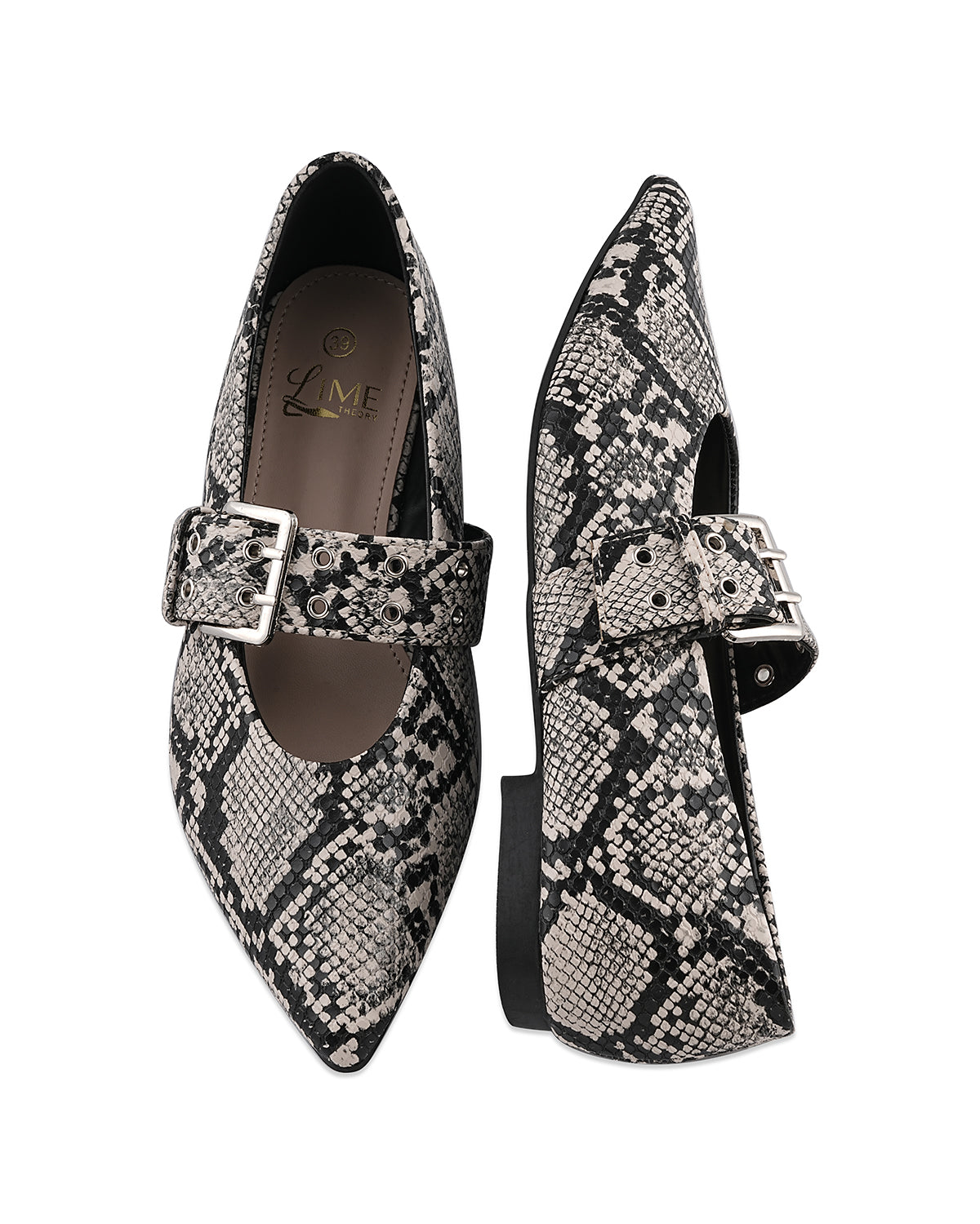 Savanna Leopard Print Pointed Flats