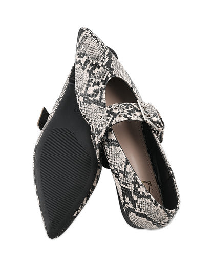 Savanna Leopard Print Pointed Flats