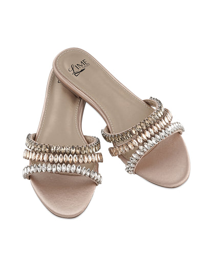 Tara Gold Chain Flats