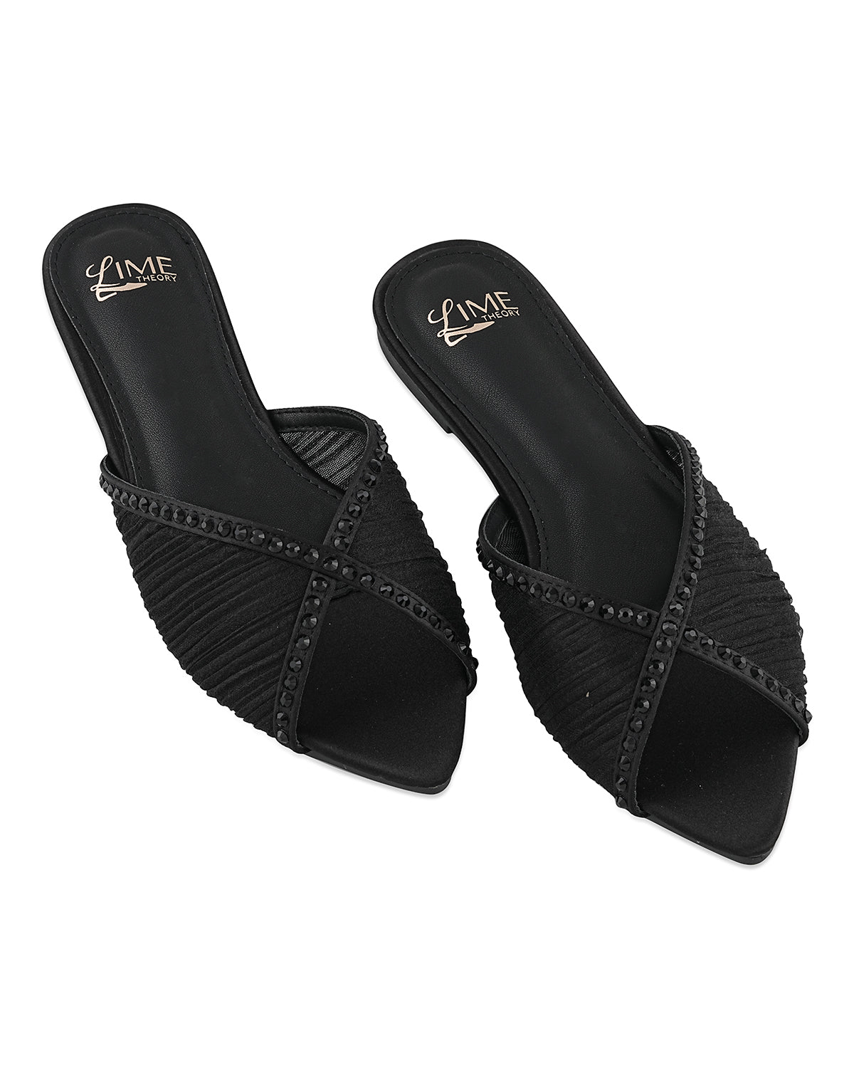 Nora Black Minimal Flats