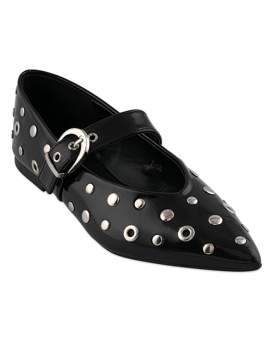 Ariana Black Ballerinas - Studio Detail | Lime Theory
