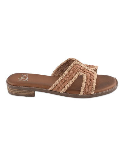Zara Beige Crochet Flats
